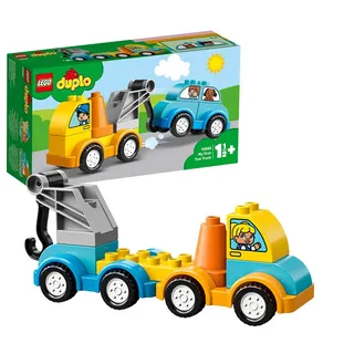 LEGO 10883 DUPLO - Mein erster Abschleppwagen, Bauset mit Spielzeugauto für Jungen und Mädchen im Alter von 1,5 Jahren - Bunt