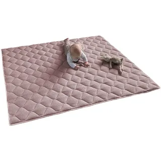 SanoSoft Sanosoft® Krabbeldecke - rutsch- & wasserfest - Made in Germany Rosa, 120x120cm