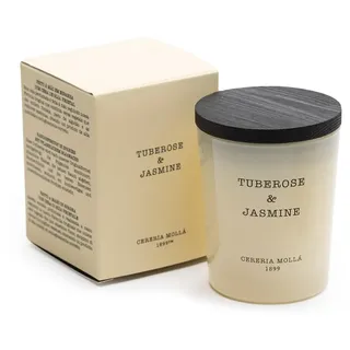 Cereria Molla 1899 | Mini-Kerze Turberose & Jasmine | Duftkerze von 70 g | 20 Stunden Brenndauer | Natürliche Düfte, Recycelbare Verpackung | Handgefertigt