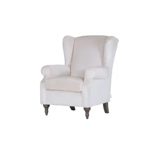 Sofa.de Ohrensessel Cozy Polyester 83 x 102 x 87 cm Weiß