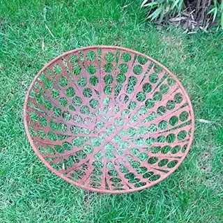Zen Man Garteninspiration Feuerschale mit Ständer Edelrost 50 cm Durchmesser
