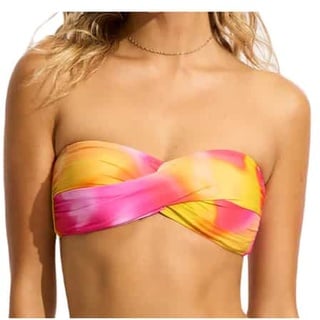 Seafolly Twist Bandeau Damen (Pink 34) Bikinis