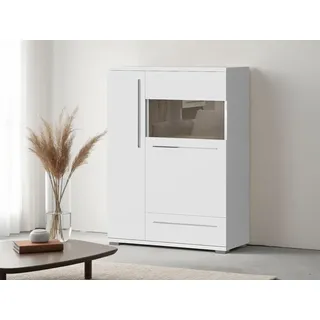 OTTO home Vitrine Piano 90 x 40,2 x 123 cm Weiß