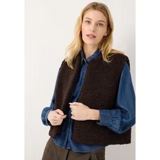 More & More Teddy Fur Vest Espresso Brown 38