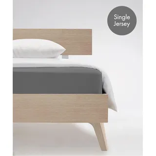 FLEURESSE Jenny C 001115 Single-Jersey 140 x 200 - 160 x 200 cm steingrau