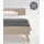 Single-Jersey 140 x 200 - 160 x 200 cm steingrau