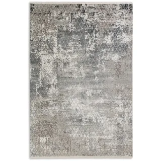 Schöner Wohnen Vision Webteppich 133 x 190 cm Grau