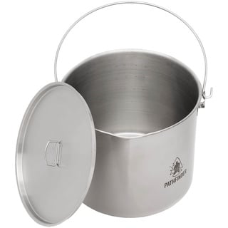 Pathfinder Edelstahl Bush Pot mit Deckel 3.5 Liter