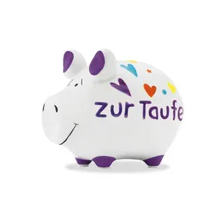 KCG Spardose Schwein klein weiß 100803/10027120 Zur Taufe
