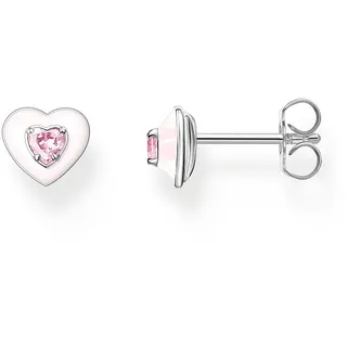 Thomas Sabo Ohrstecker Herz pink  H2268-041-9 Silber