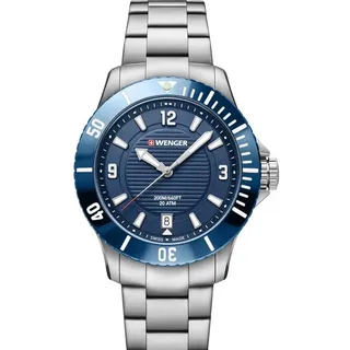 Wenger Quarzuhr Wenger 01.0621.111 Seaforce Damenuhr Taucheruhr 36mm 20 ATM Wenger 01.0621.111 Seaforce Damenuhr Taucheruhr 36mm 20 ATM