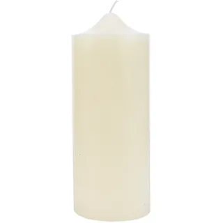 Kirchenkerze Ivory Elfenbeinfarben mit 195 Stunden Brenndauer Ø 10 x 25 cm