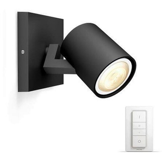 Philips HUE Led-Strahler Runner Spot, Schwarz, Metall, 11x10.7x9 cm, Smartphone-Steuerung, Lampen & Leuchten, Innenbeleuchtung, Spots & Strahler, Deckenspots