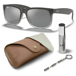 Ray Ban Justin RB4165 852/88 55-16 matte grey/silver