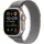 GPS + Cellular 49 mm Titangehäuse natur, Trail Loop grün/grau S/M