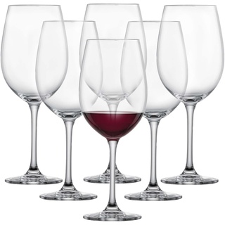 SCHOTT ZWIESEL Rotweinglas Classico (6er-Set), klassische Burgundergläser für Rotwein, spülmaschinenfeste Tritan-Kristallgläser, Made in Germany (Art.-Nr. 106219)