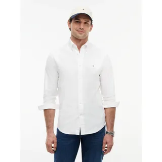 Tommy Hilfiger Regular-Fit Langarmhemd Weiß M