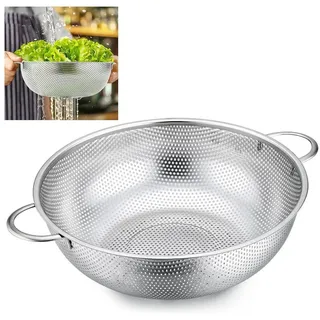 luxuskollektion Kochbesteckhalter Sieb 28 cm Edelstahl