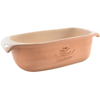 Große Glasierte Keramik-brotbackform