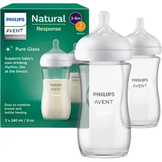 Philips Avent Natural Response SCY933/02 Babyflasche 3-6 m 2x240 ml