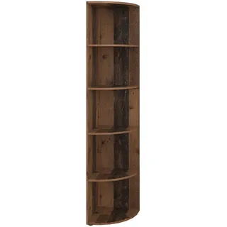 Vicco Ecki Eckregal 40 x 40 x 180 cm Braun