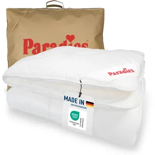 PARADIES Winterdecke 155x220 cm - Prima winterwarm Bettdecke 155x220 Winter | Winterbettdecke 155x220, Dicke Füllung, Warm, Pflegeleicht, Waschbar, Made in Germany