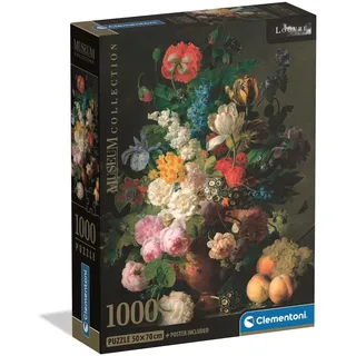 CLEMENTONI Puzzle Museum Collection Van Dael Blumenvase - 1000 Teile