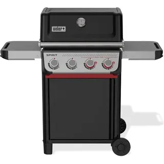 Gasgrill - Weber - Spirit E-425 - 4 Edelstahlbrenner 8,2 Kw - 50/50 Plancha/grill - Auf Wagen Mit 2 Rädern