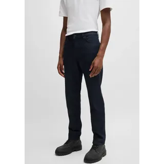 Straight-Jeans BOSS ORANGE "Re Maine Stretch Denim", Herren, Gr. 33, Länge 34, blau (dunkelblau), Jeans, Obermaterial: 98% Baumwolle, 2% Elasthan, unifarben, regular fit knöchellang, Jeans Straight-Jeans, Regular Gerades Bein Mittlere Leibhöhe