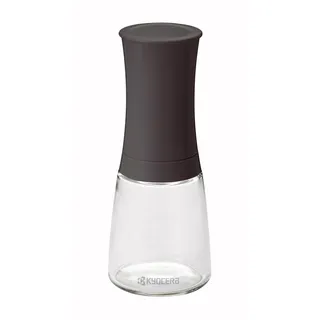 KYOCERA Kitchen Products Samenmühle mit keramischem Mahlwerk, verstellbar grob bis fein, Behälter aus Glas, braun, CM-20C SF