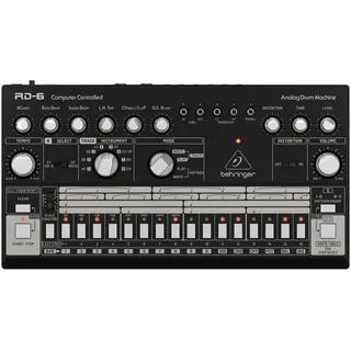 Behringer Synthesizer (Groove-Tools, Drumcomputer), RD-6 BK Rhythm Designer - Drum Machine
