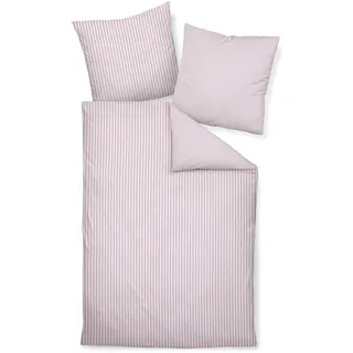 JANINE Chinchilla S Gestreift Baumwolle Pink 80 x 80 cm