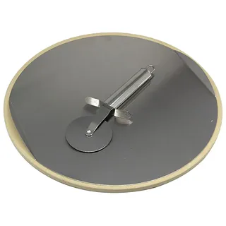Dehner Pizzastein, ca. Ø33 cm, Silber