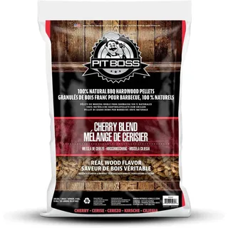 Pit Boss Hartholzpellets Kirschholz-Mix für BBQ & Smoker, 9kg | Grillpellets aus Naturholz, für Grill, Smoker & Räucherofen, mild-fruchtiges Raucharoma