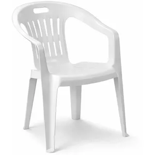 Mojawo PIONA Gartenstuhl 55 x 56 x 78 cm Weiß
