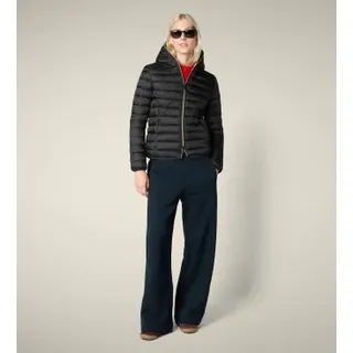 Save The Duck für Damen. D33620W-IRIS21 Jacke Alexis schwarz (XS), Lässig, Nylon