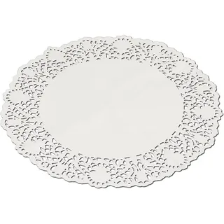 Guardini Einweg-Kuchenpapier, 5 Bögen aus Spitze, Ø 28 cm. Material: Papier, weiß