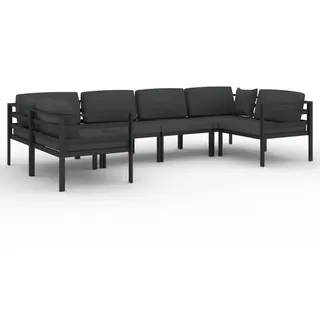 vidaXL Modell 9 Loungeset Aluminium anthrazit
