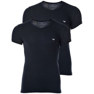 Emporio Armani T-Shirt Herren T-Shirt 2er Pack - V-Neck, V-Ausschnitt bunt M