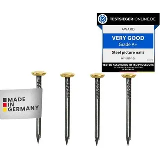 Famanu Stahlnägel 25 mm - ideal für Beton, Ziegel, Putz und Holz