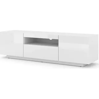 BIM Furniture Aura TV-Lowboard 150 cm Weiß MDF