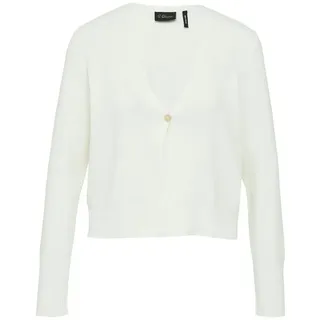 s.Oliver BLACK LABEL Strickjacke – perfekt für Business-Outfits und moderne Alltagslooks weiß