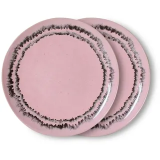 HKLiving - 70's Teller, Ø 17,5 cm, bubble (2er-Set)