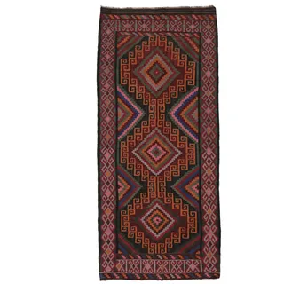 Afghan Vintage Kelim Teppich 162x362