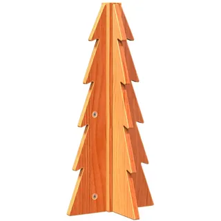 vidaXL Weihnachtsbaum Holz zum Schmücken Braun 49 cm