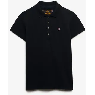 Superdry Poloshirt HERITAGE SLIM FIT POLO mit klassischem Polokragen, aus Baumwollmischung, in Single Jersey blau S