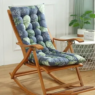 Xiao Ren Gartenstuhlauflagen Hochlehner 120x50, 8cm Dick Hochlehner Auflagen Mit Bändern, Stuhlauflage Niedriglehner Outdoor, Sitzauflagen Polster Für Gartenstuhl, Für Sofa, Auto,Style 10
