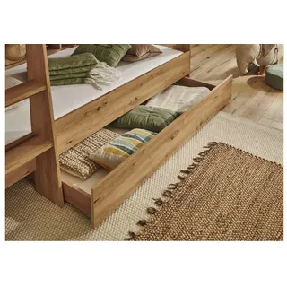 RELITA - Bettkasten auf Rollen zu Etagenbett SWAY, Ausf. Eiche Artisan Dekor