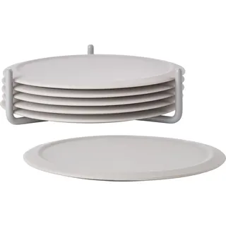 ZONE Denmark Glasuntersetzer, warm grey (6er-Set)