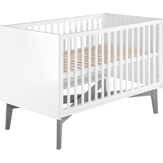 Babybett »Kombi-Kinderbett Mika, 70x140 cm«, Weiß, , 72046319-0 Lattenrost